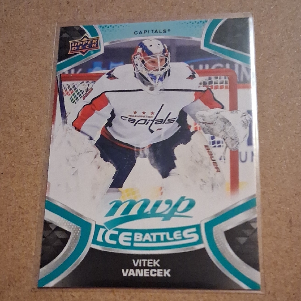 Washington Capitals Upper Deck MVP Vitek Vanecek Cards